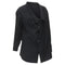 Women's Comme des Garcons asymmetric scoop collar oversized shirt