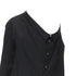 Women's Comme des Garcons asymmetric scoop collar oversized shirt