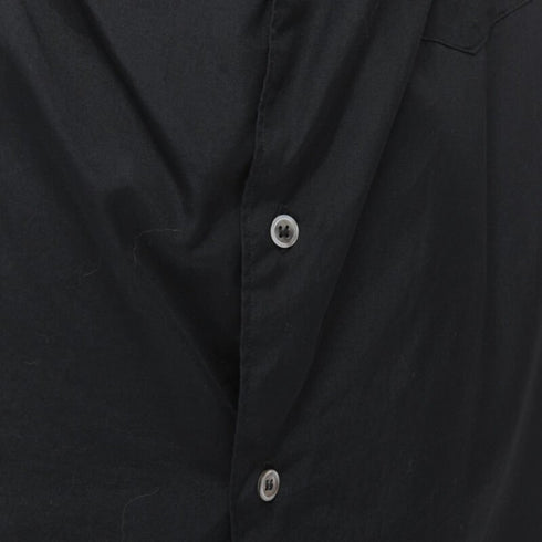 Women's Comme des Garcons asymmetric scoop collar oversized shirt
