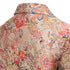 Women's Etro taupe red placed floral cotton blend overcoat