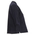 Women's Comme des Garcons navy blue pinstripe wool baseball shirt