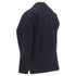 Women's Comme des Garcons navy blue pinstripe wool baseball shirt