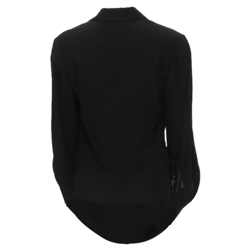 Women's Comme des Garcons infinity loop sleeve double breasted blazer