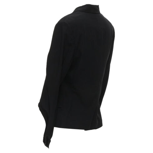 Women's Comme des Garcons infinity loop sleeve double breasted blazer