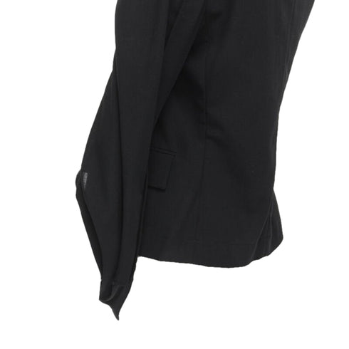 Women's Comme des Garcons infinity loop sleeve double breasted blazer