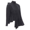 Women's Comme des Garcons asymmetric tiered flared tie back shirt