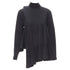 Women's Comme des Garcons asymmetric tiered flared tie back shirt