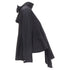 Women's Comme des Garcons asymmetric tiered flared tie back shirt
