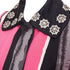 Women's Kenzo Defile abstract geometric crystal collar coat