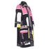 Women's Kenzo Defile abstract geometric crystal collar coat