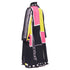 Women's Kenzo Defile abstract geometric crystal collar coat