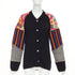 Men's Comme des Garcons Homme Plus patchwork sleeve cardigan