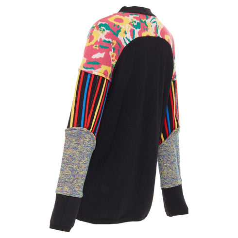 Men's Comme des Garcons Homme Plus patchwork sleeve cardigan