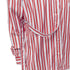 Men's Jil Sander cotton red vertical stripes deconstructed shirt