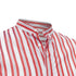 Men's Jil Sander cotton red vertical stripes deconstructed shirt
