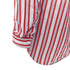 Men's Jil Sander cotton red vertical stripes deconstructed shirt