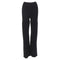 Women's Nanushka black viscose nylon knitted wide leg pants