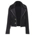 Women's Dsquared mink fur collar leather trim cotton wool jacket