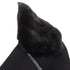 Women's Dsquared mink fur collar leather trim cotton wool jacket