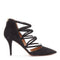 Women's Aquazzura Electric suede criss cross strappy booties pump