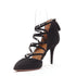 Women's Aquazzura Electric suede criss cross strappy booties pump
