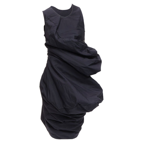 Women's Comme des Garcons Lumps Bumps circle cut asymmetric dress