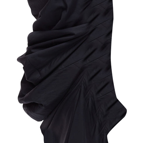 Women's Comme des Garcons Lumps Bumps circle cut asymmetric dress