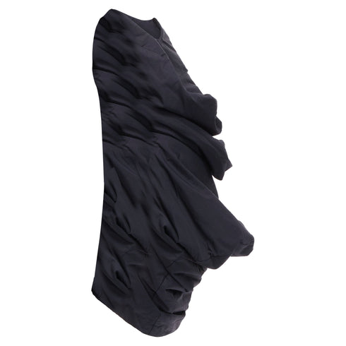Women's Comme des Garcons Lumps Bumps circle cut asymmetric dress