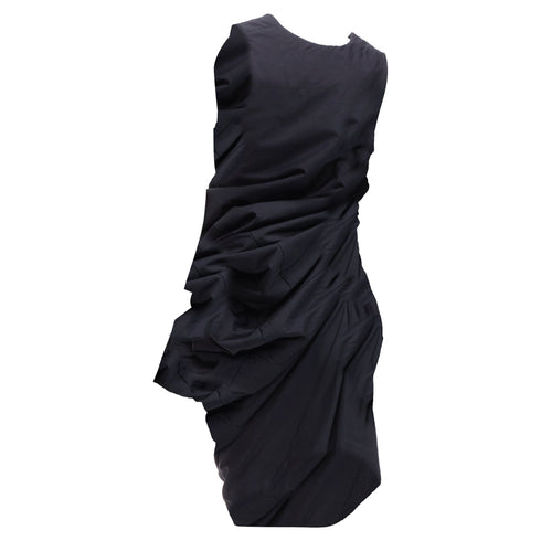 Women's Comme des Garcons Lumps Bumps circle cut asymmetric dress