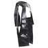 Women's Comme des Garcons black faux leather open frame cut out top