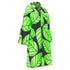Women's Comme des Garcons leaf print 2D oversized structured canvas coat