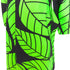 Women's Comme des Garcons leaf print 2D oversized structured canvas coat