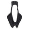 Women's Comme des Garcons black wool silver grommet cut out pannier dress
