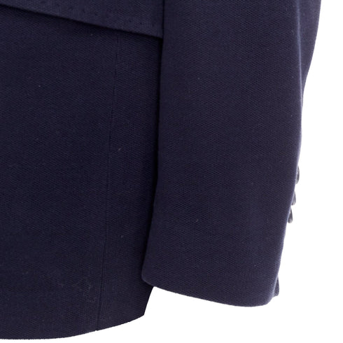 Men's Etro New Jersey navy cotton paisley lined blazer