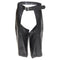 Men's Comme des Garcons leather cutout chaps shorts