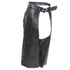 Men's Comme des Garcons leather cutout chaps shorts