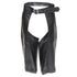 Men's Comme des Garcons leather cutout chaps shorts
