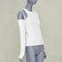 Women's Helmut Lang cutout asymmetrical ribbed cotton knit top