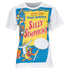 Women's Comme des Garcons blue yellow graphic jersey tshirt