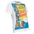 Women's Comme des Garcons blue yellow graphic jersey tshirt