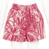 Women's Red Valentino Tropical Parrot high waist printed shorts