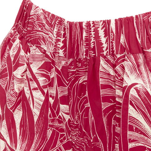 Women's Red Valentino Tropical Parrot high waist printed shorts