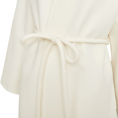 Women's Anine Bing ivory double faced wool cashmere coat