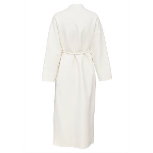 Women's Anine Bing ivory double faced wool cashmere coat