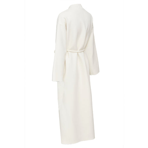 Women's Anine Bing ivory double faced wool cashmere coat