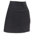 Women's Helmut Lang black woven cotton front welt pocket mini skirt