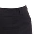 Women's Helmut Lang black woven cotton front welt pocket mini skirt