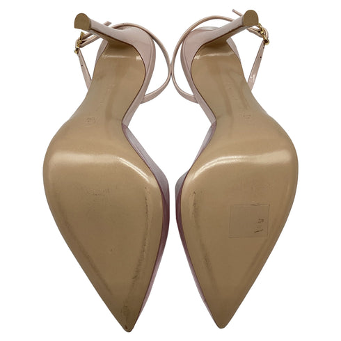 Women's Gianvito Rossi Ribbon D'orsay Pumps in Pink PVC