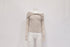 Women's Reformation Florie Twisted Off-Shoulder Sweater in Beige Alpaca Wool
