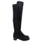 Women's Stuart Weitzman Reserve Ove-The-Knee Boots in Black Suede